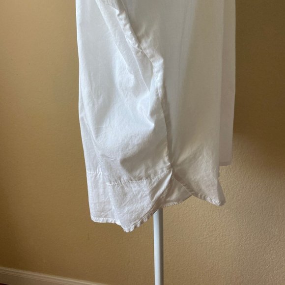 Me You Women Dolman Sleeves White Casual Button Front Shirt Sz: Small High Low - Picture 5 of 12